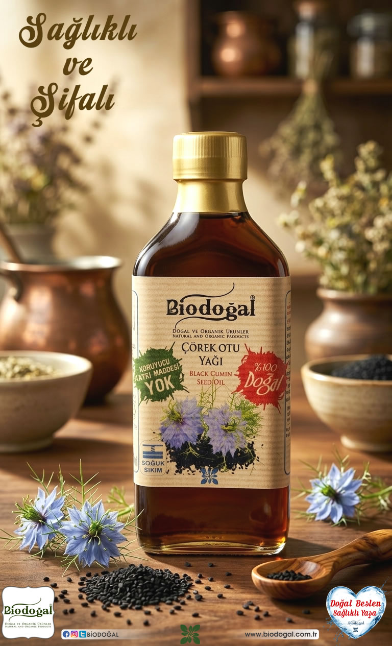 BİODOĞAL ÇÖREKOTU YAĞI 100 ML